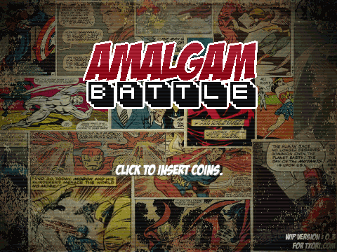 Amalgam Battle - Title