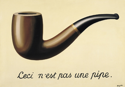 Ceci n'est pas une pipe. Magritte