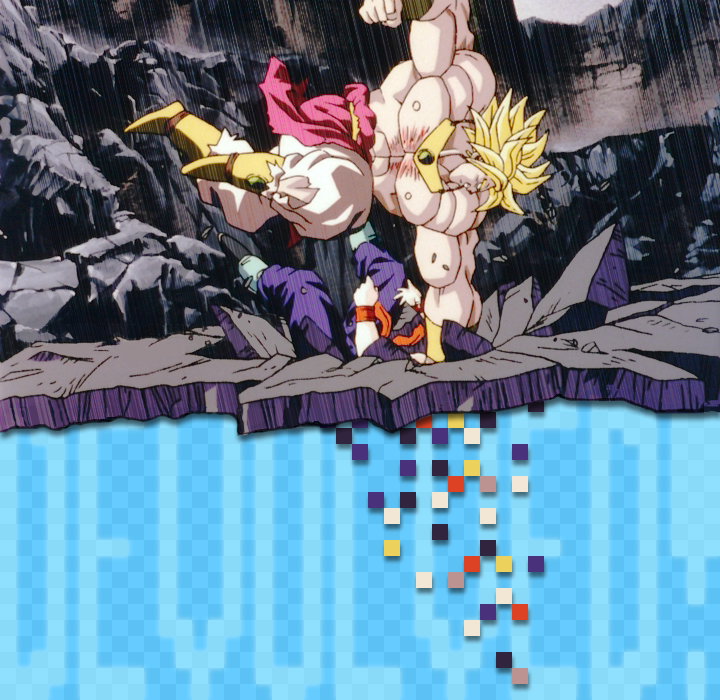 Dragon Ball Z Devolution: Gohan devolved by Broly!