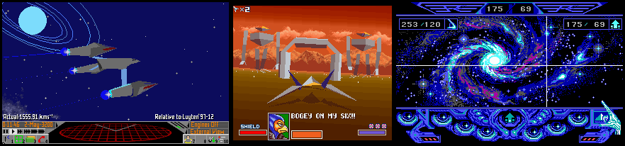 Frontier Elite II + Star Fox + L'arche du Capitaine Blood
