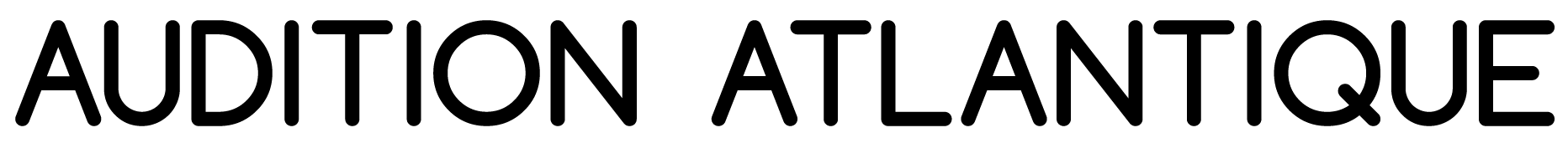 Logo Audition Atlantique - My Awesome Font