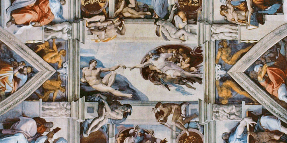 La création d'Adam - Michelangelo - 1511
